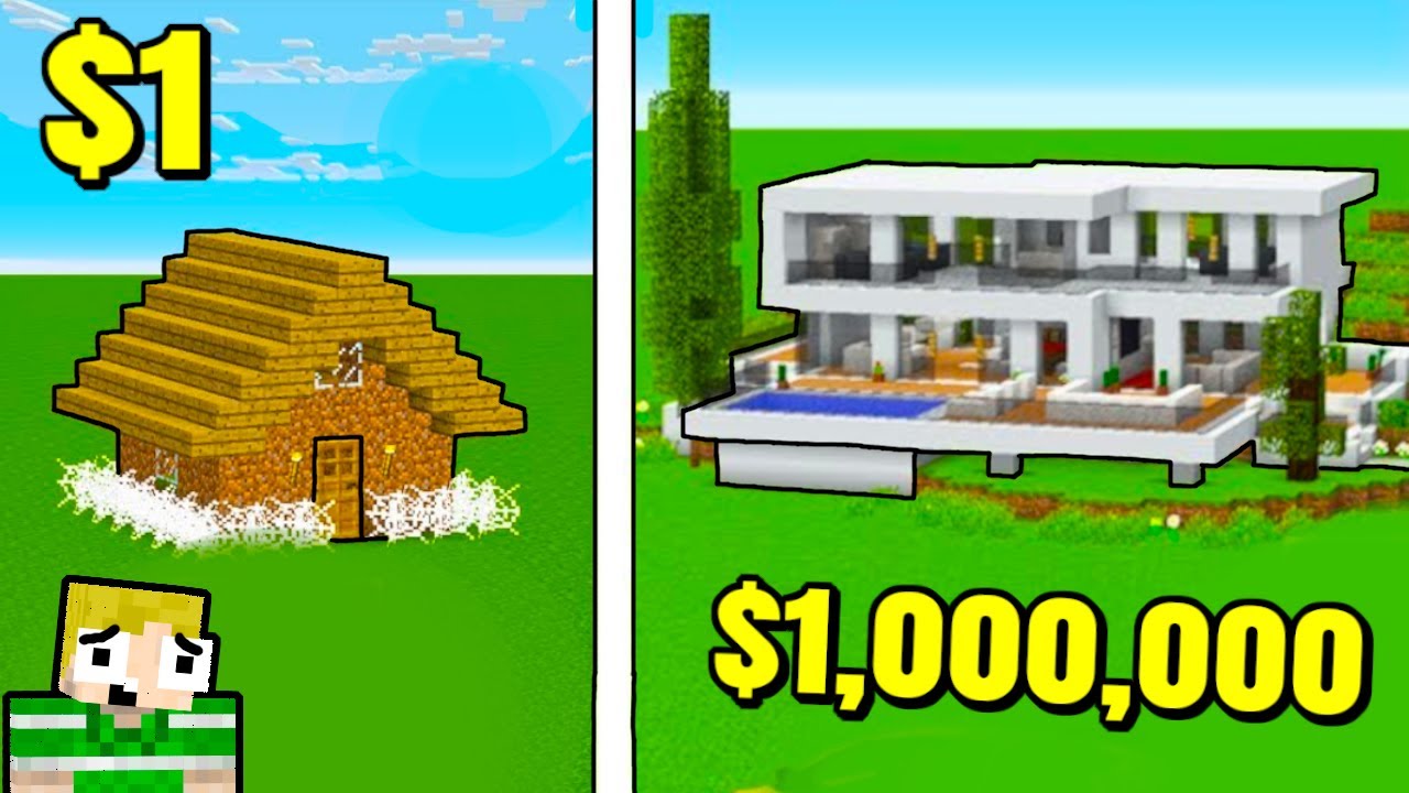 $1 VS $1,000,000 HUS I Minecraft!!