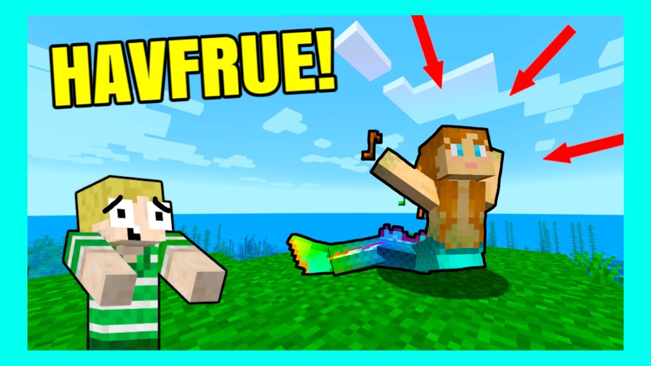 😲JEG MØDER EN HAVFRUE I MINECRAFT!!😲 - Dansk Minecraft