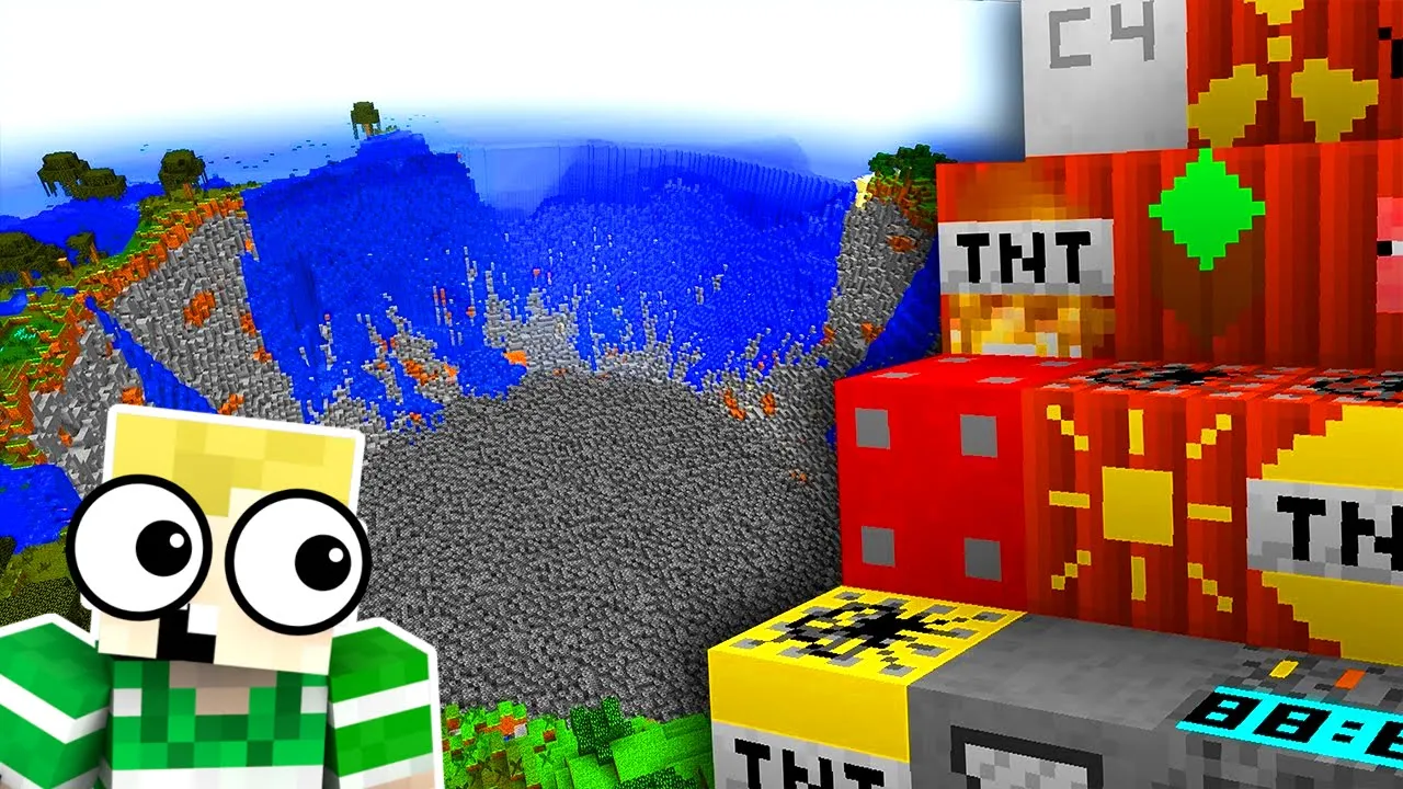 DE VILDESTE TNT!! - Dansk Minecraft