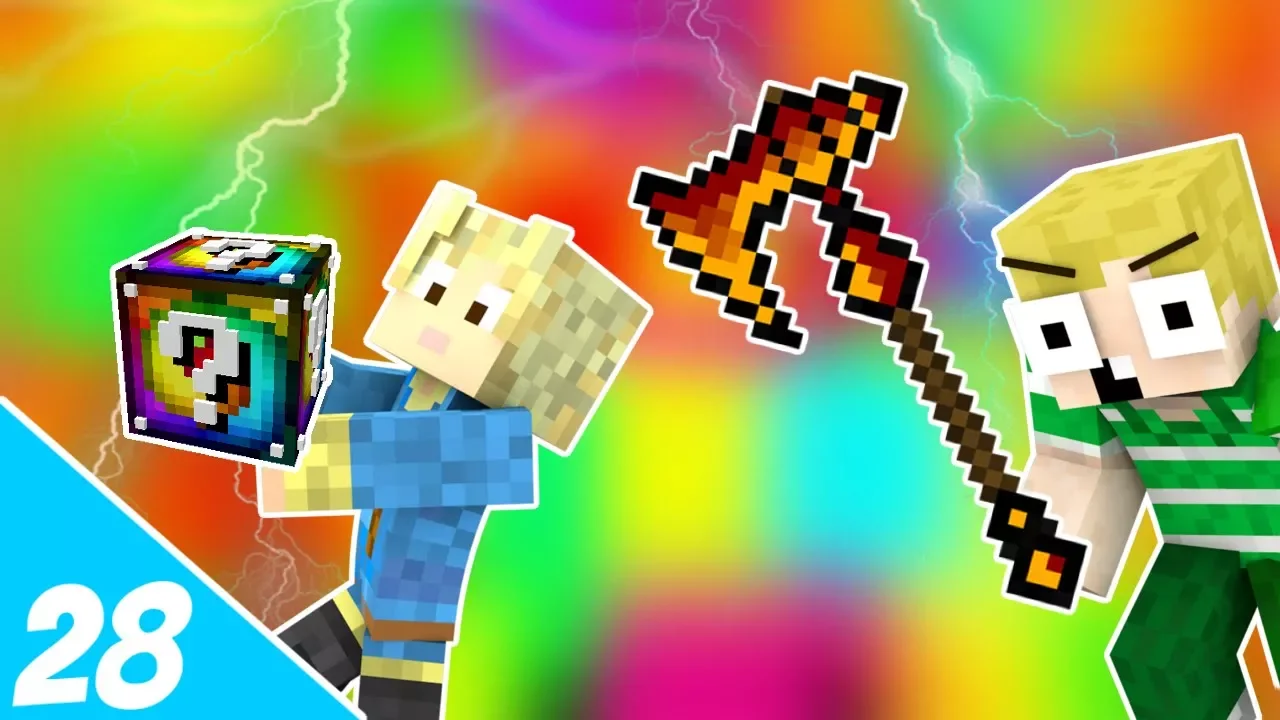 Dansk Minecraft - LuckyBlock Verden #28: DEMON ØKSE!!