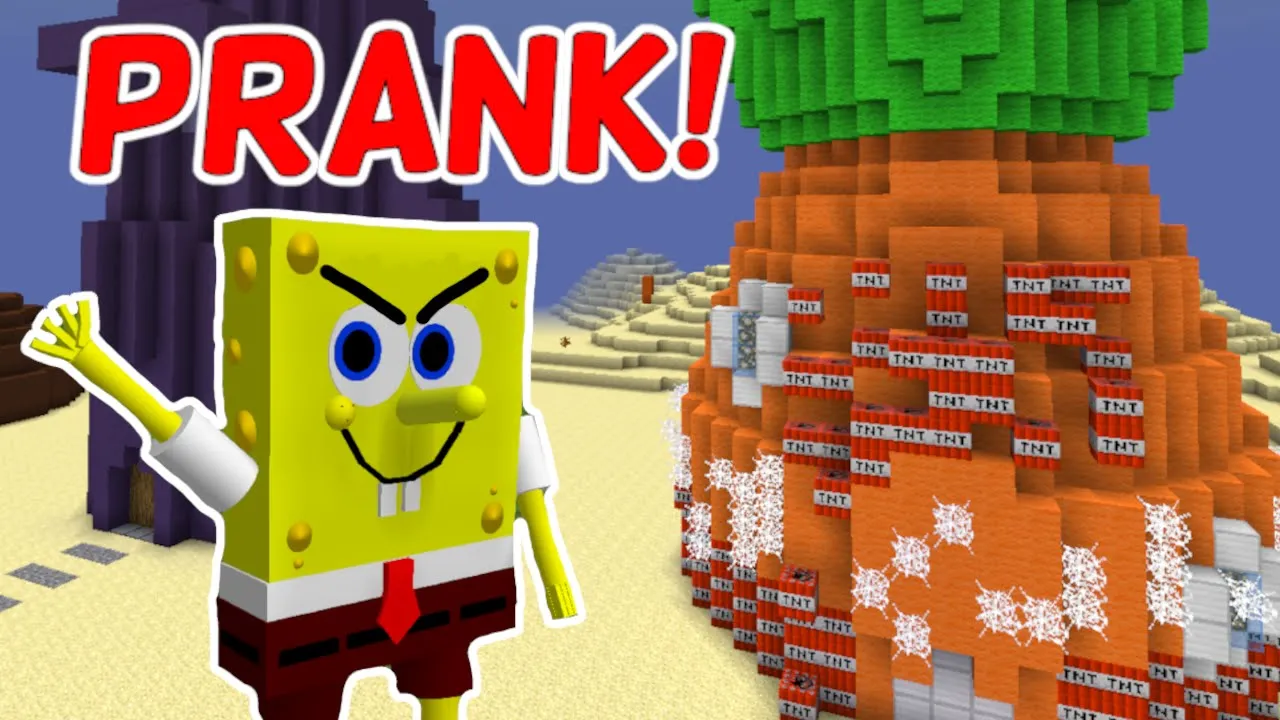 Pranker Onde Svampebob! - Dansk Minecraft