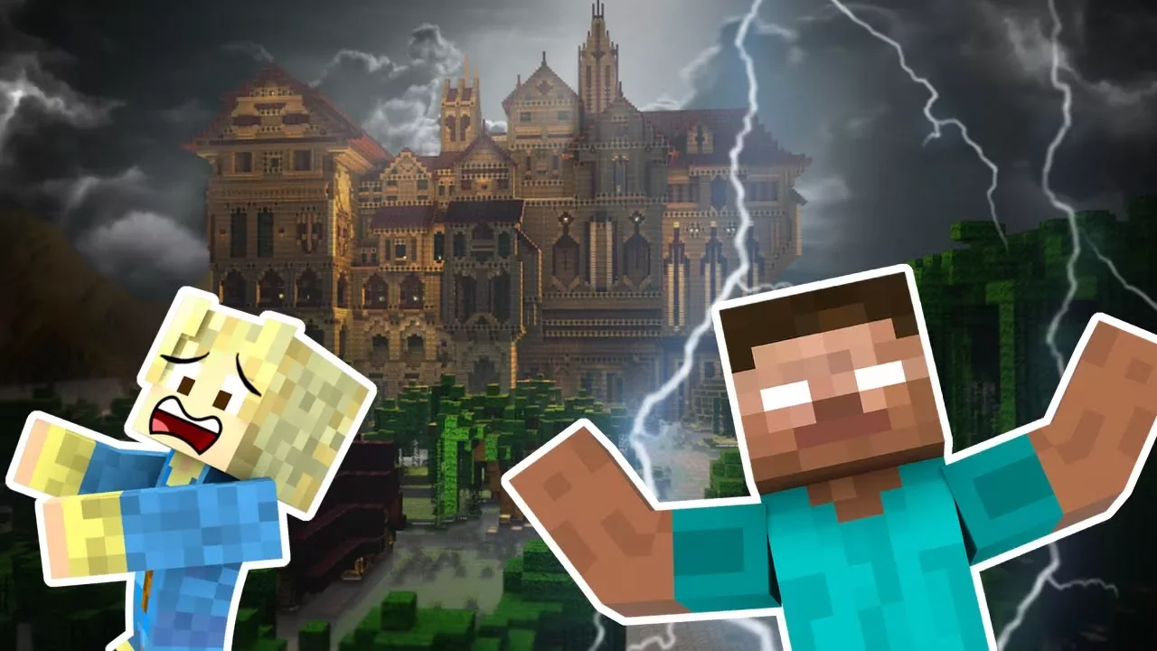 Dansk Minecraft - Herobrine Hus #01: STÆRK BOSS!!