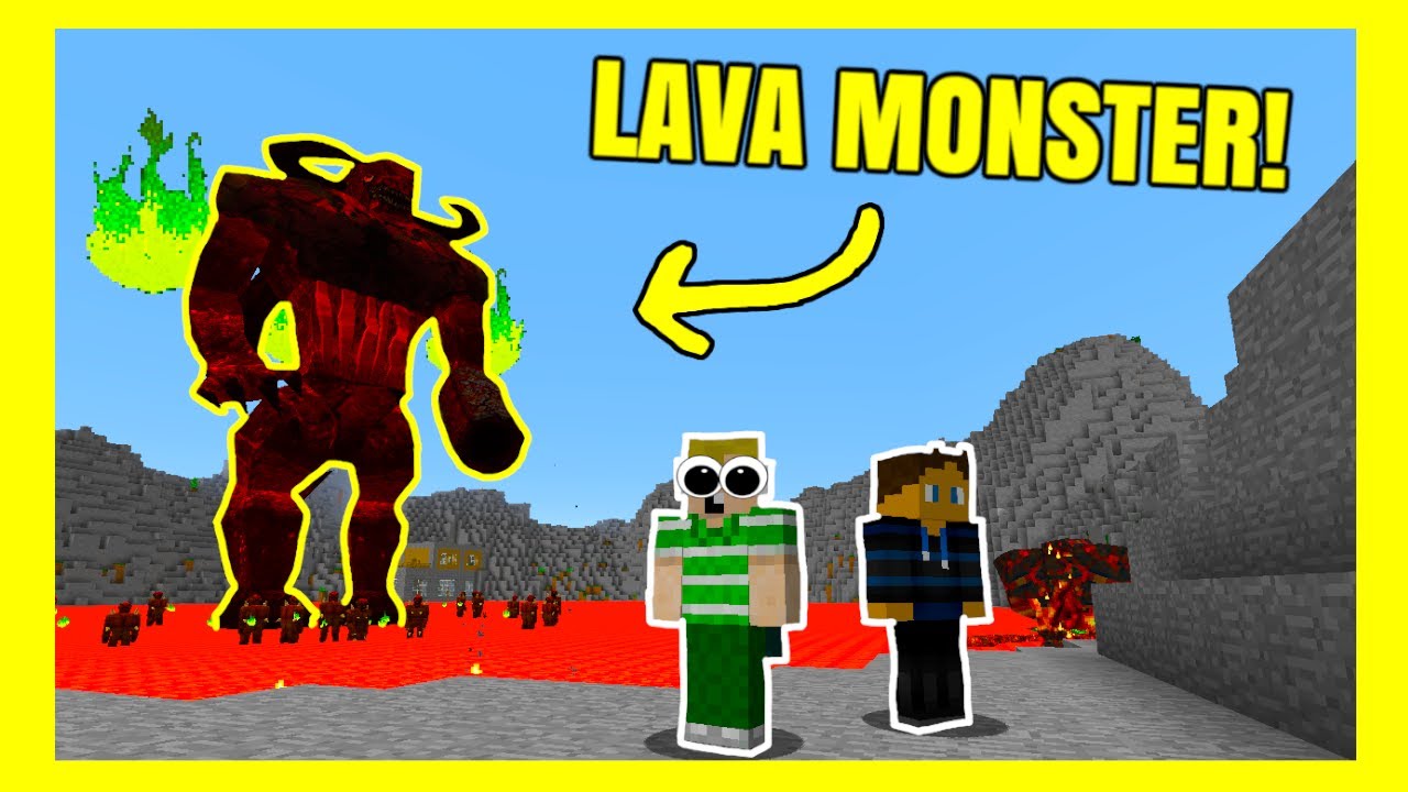 🤬KÆMPE LAVA MONSTER ANGRIBER!!🤬 - Dansk Minecraft Titanic #12
