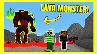 🤬KÆMPE LAVA MONSTER ANGRIBER!!🤬 - Dansk Minecraft Titanic #12
