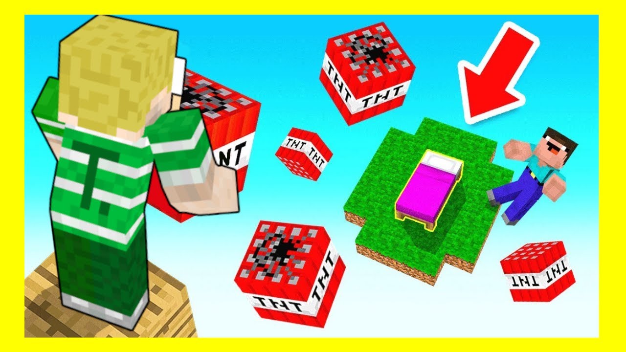 😂VINDER MED TNT I BEDWARS!! - Dansk Minecraft