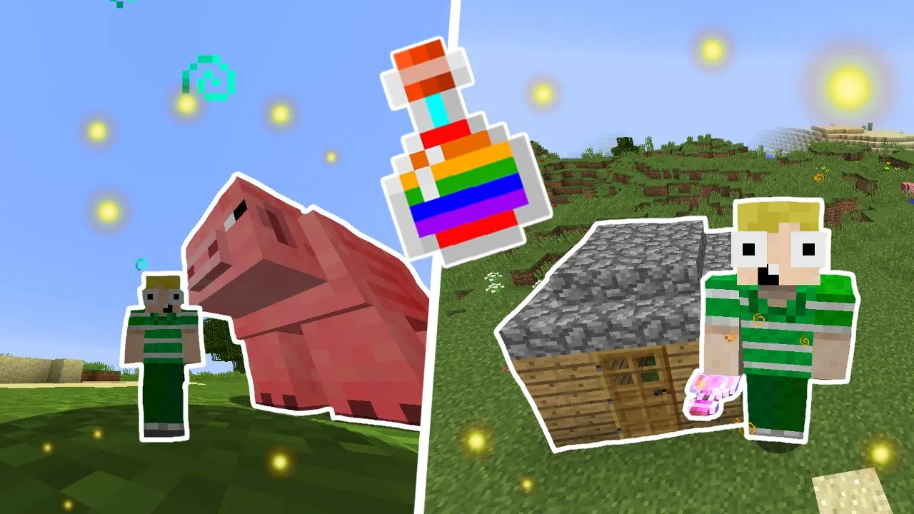 LILLE vs KÆMPE!! // Dansk Minecraft