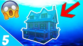 Dansk Minecraft - LuckyBlock Verden #5: HUS UNDER VAND!!