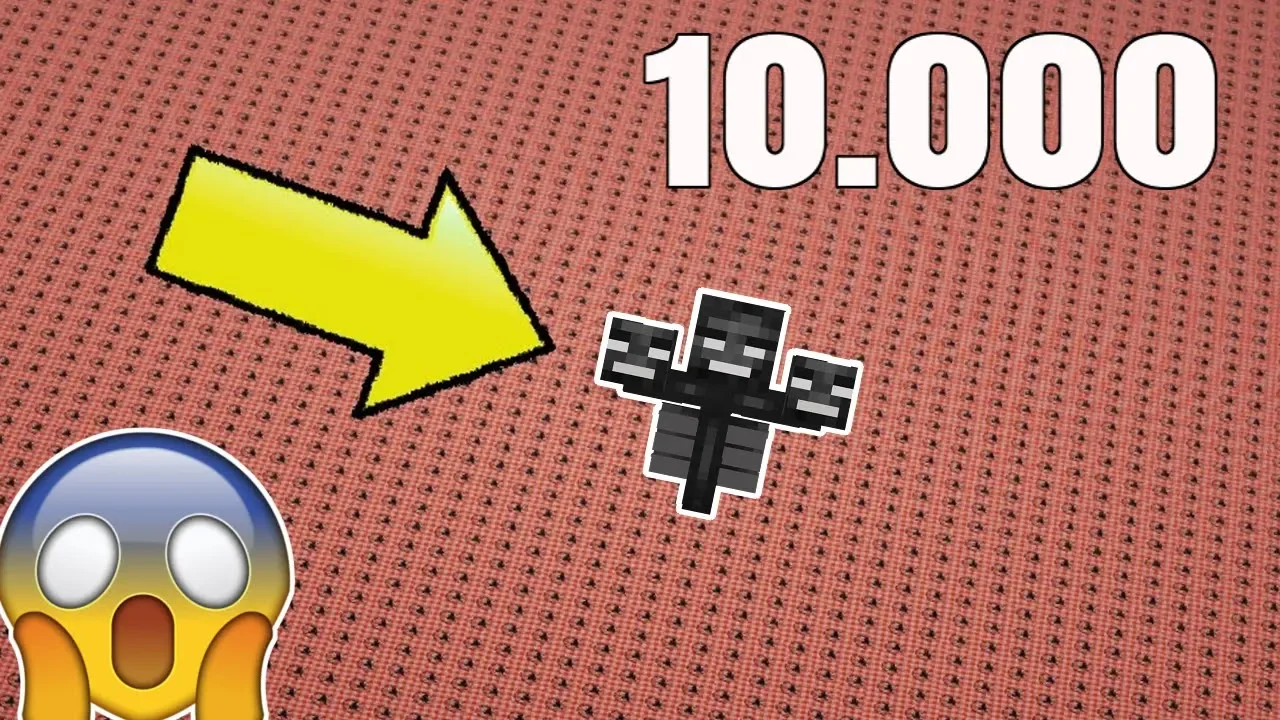 10,000 TNT VS WITHER!! - Dansk Minecraft
