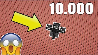 10,000 TNT VS WITHER!! - Dansk Minecraft