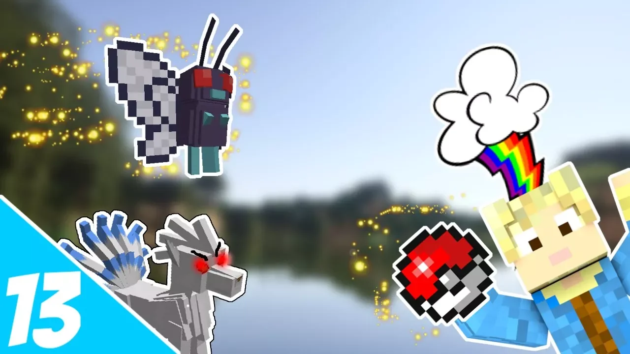 Dansk Minecraft - LuckyBlock Verden #13: EN LUCKY POKEMON!!