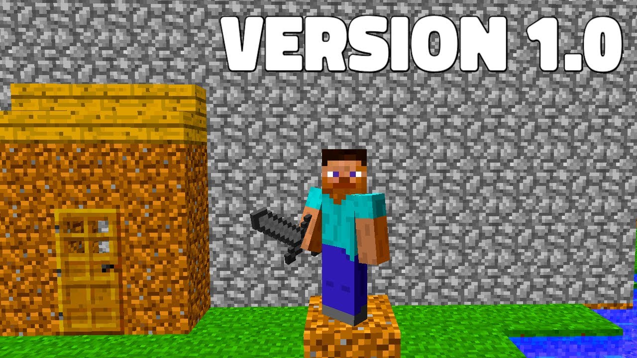 Minecraft, Men i FØRSTE VERSION!!