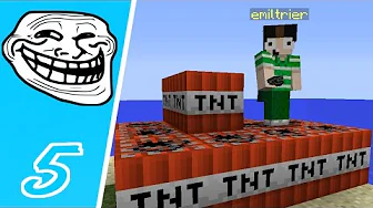 Dansk Minecraft - Trolling #05: DET SPRÆNGER!!