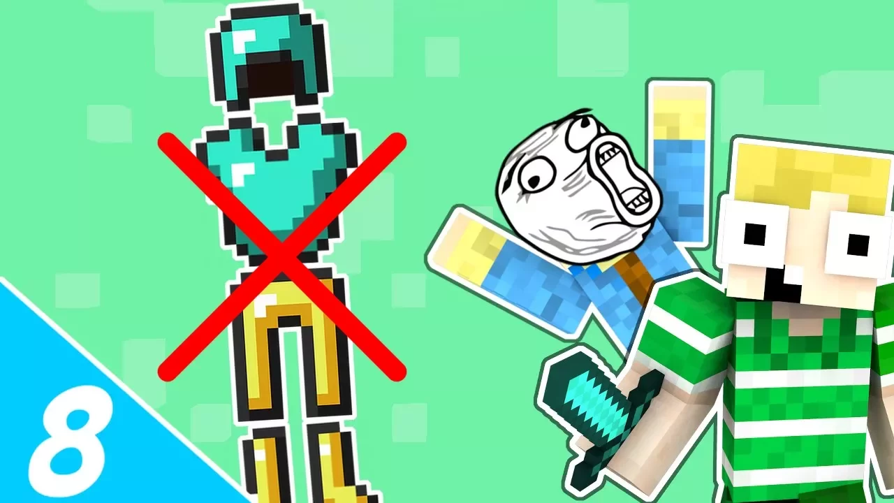 Dansk Minecraft SG - NO ARMOR CHALLENGE?!