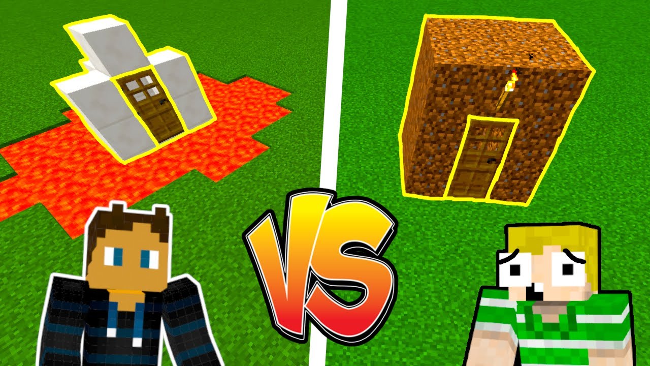 😲Hvem kan bygge den flotteste Hemmelige Base i Minecraft?!😲