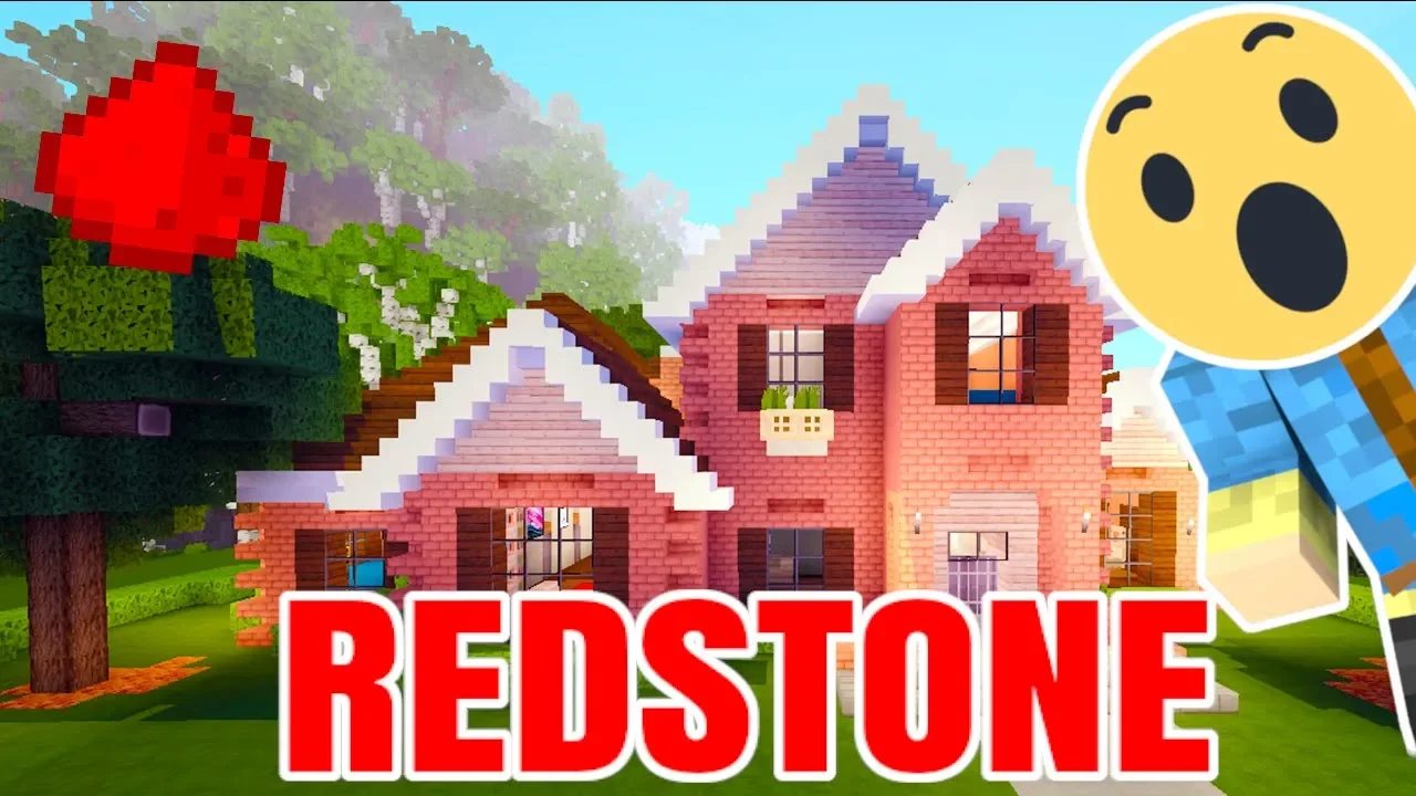 Dansk Minecraft - VILDESTE REDSTONE HUS!!
