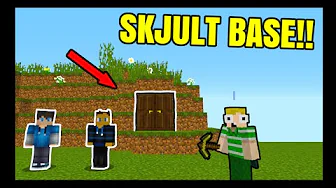 VI BYGGER EN SKJULT BASE!! - Prank Wars #01