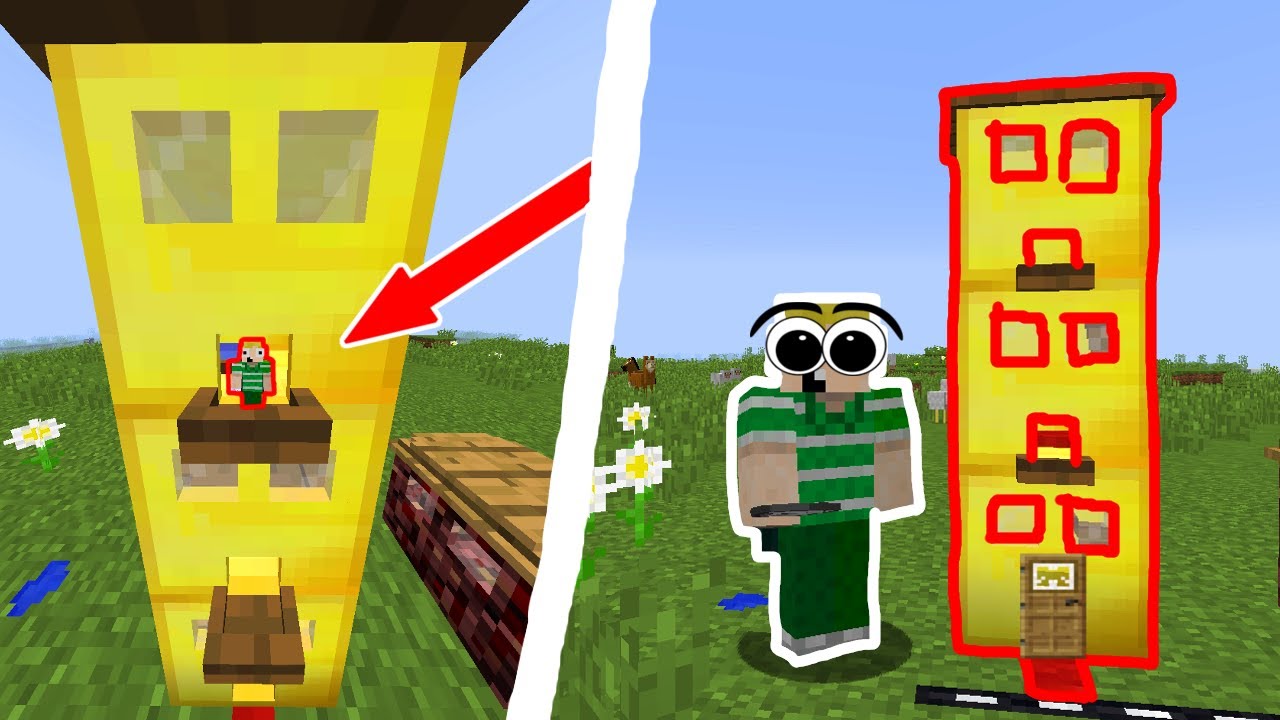 BYGGER HØJHUS I GULD BLOCK!! - Dansk Minecraft