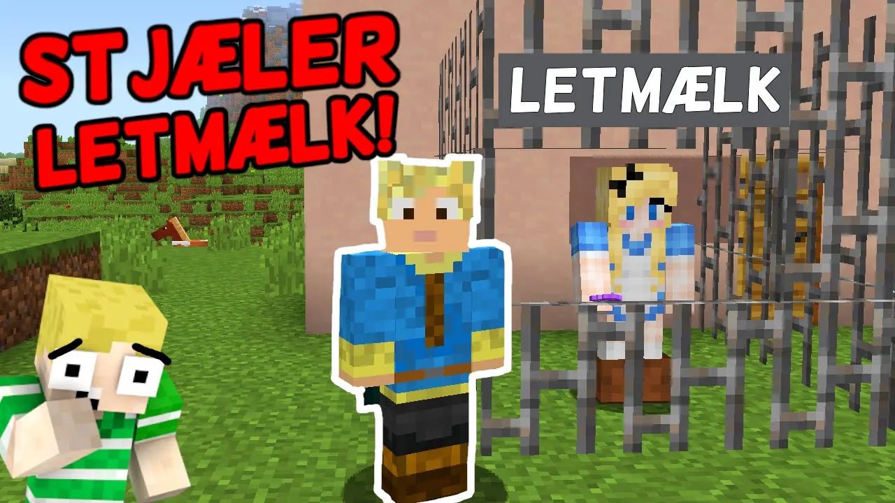 STJÆLER LETMÆLK FRA EMIL! - Dansk Minecraft