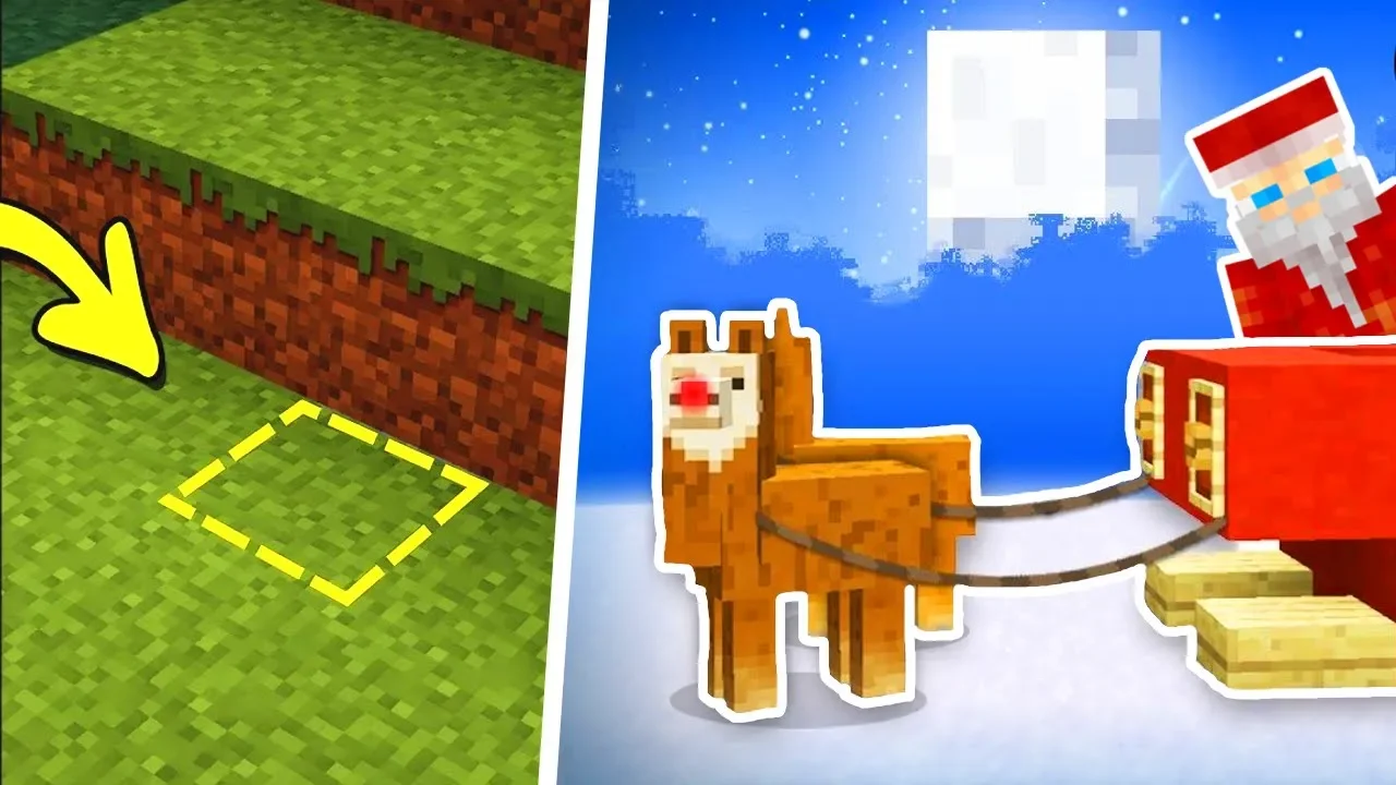 VI FANDT JULEMANDENS HEMMELIGE BASE!! - Dansk Minecraft