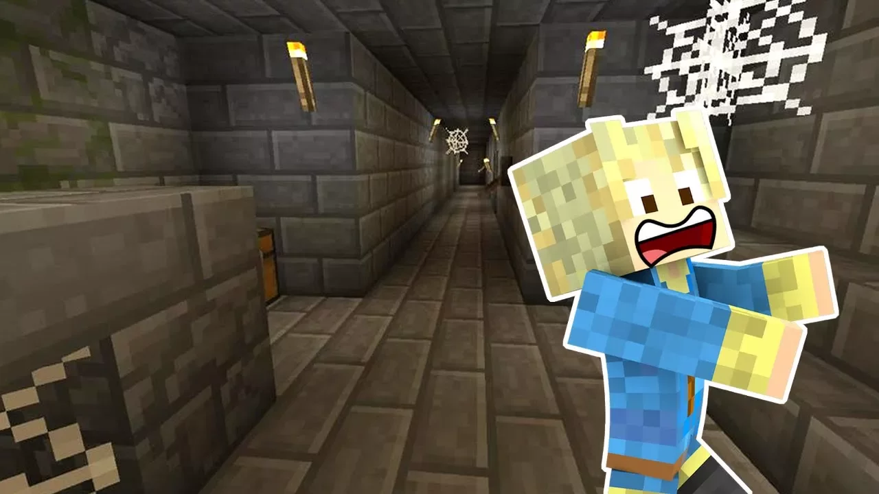 Dansk Minecraft - Lucky Blocks #21: UHYGGELIG LABYRINT!!