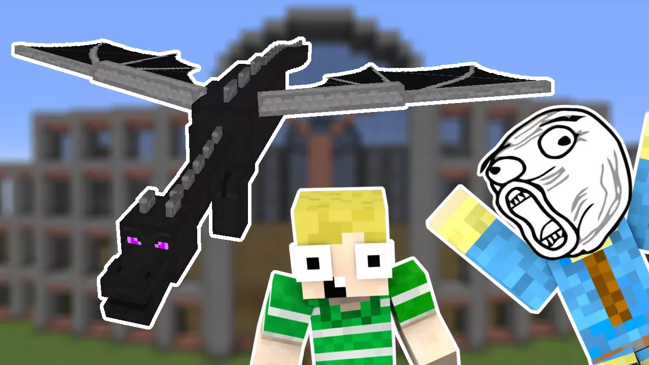Dansk Minecraft - Trolling #19: ENDER DRAGON TROLL!!