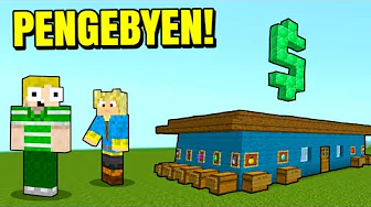 PENGEBYEN I MINECRAFT!!