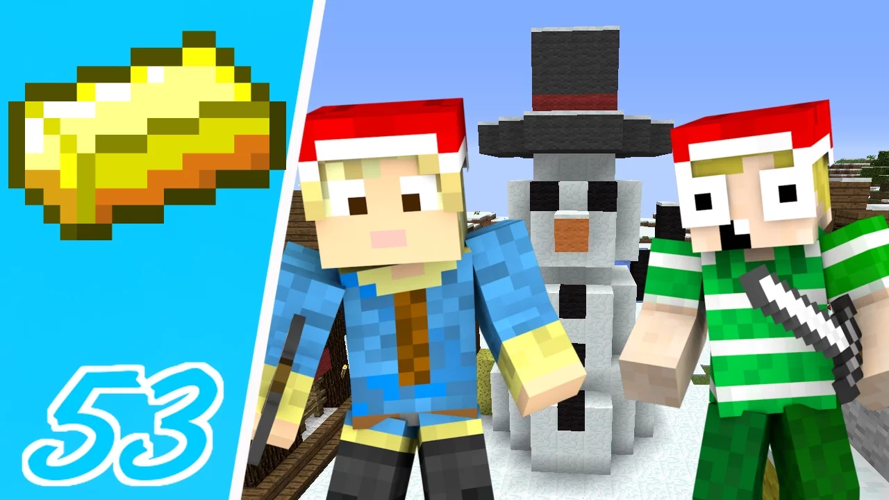 Dansk Minecraft - Pengebyen #53: JULEMANDENS BY!!