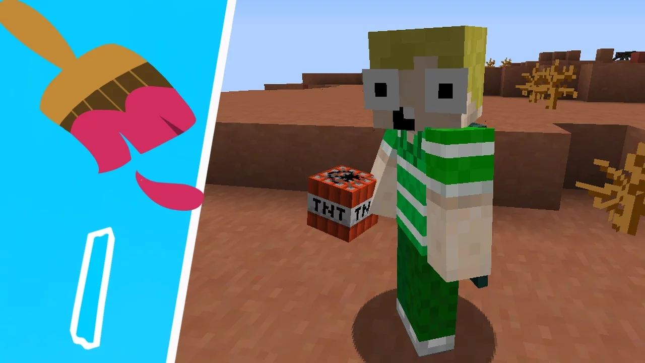 Dansk Minecraft - EMIL SPRANG DET!!