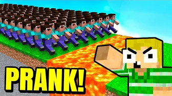 PRANKER 100 SPILLERE HELE DAGEN!! - Dansk Minecraft