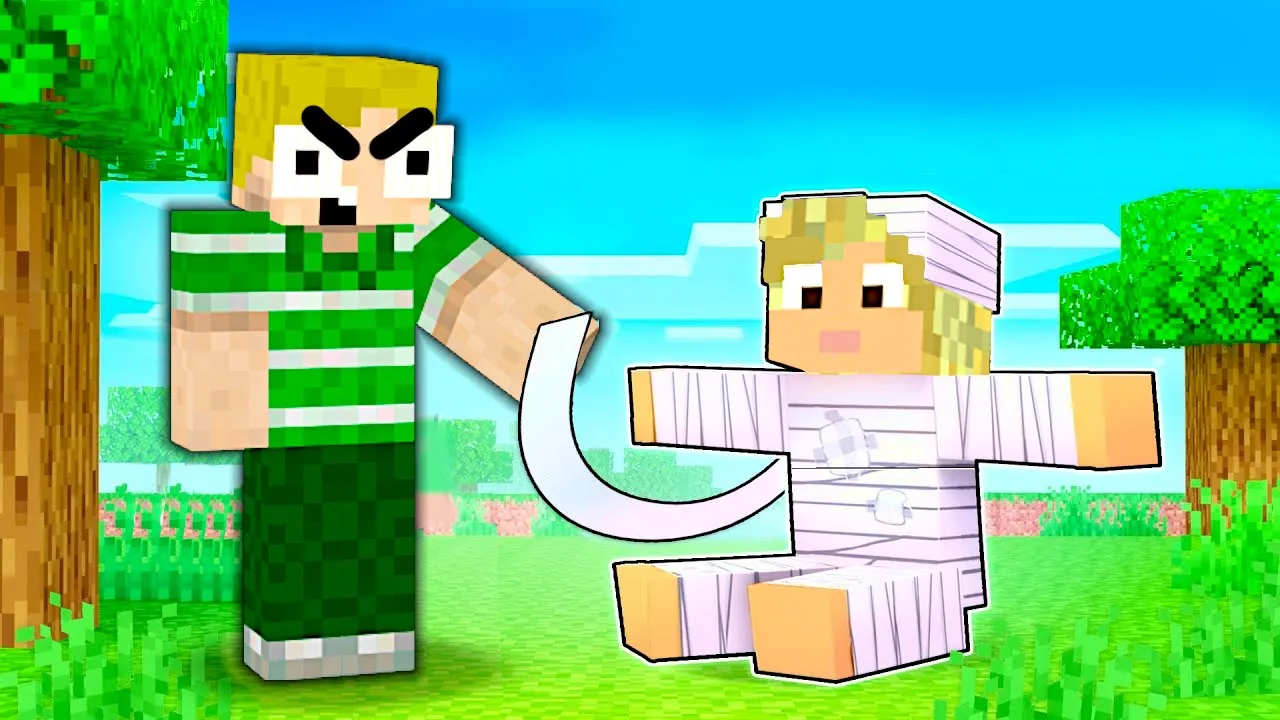 Jeg Laver Mikkel Til En MUMIE I Minecraft!!