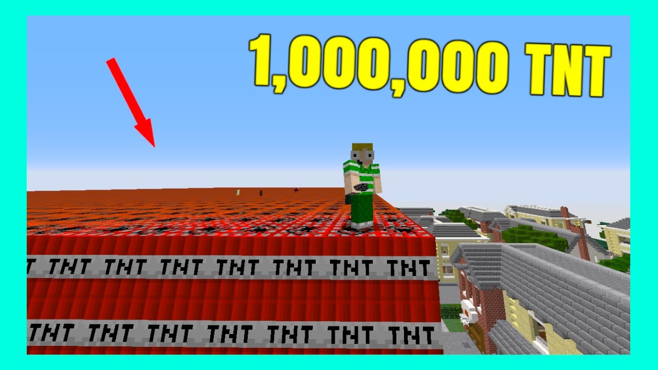 JEG TÆNDER 1,000,000 TNT!! - Dansk Minecraft