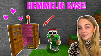 JULIES HEMMELIGE BASE!! - Dansk Minecraft