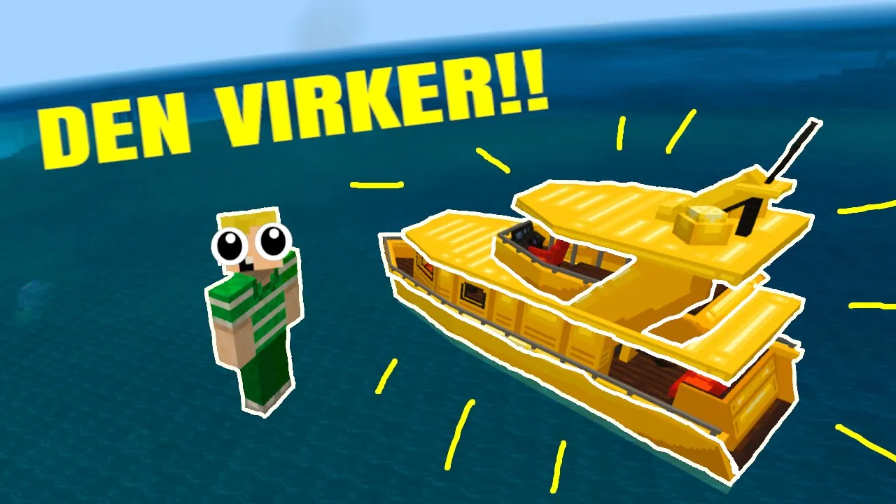 SEJLER LUKSUS BÅDE!! - Dansk Minecraft