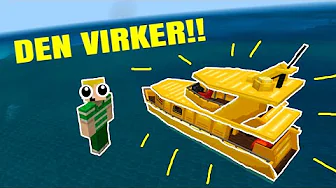 SEJLER LUKSUS BÅDE!! - Dansk Minecraft