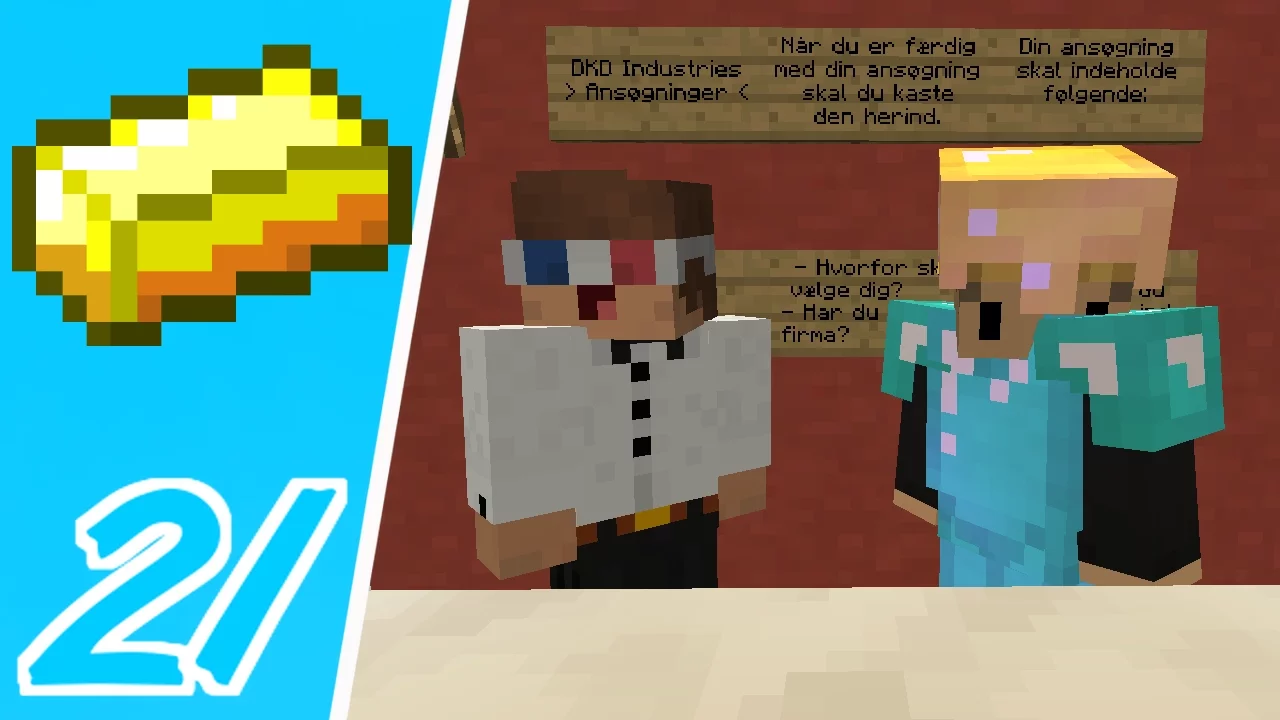 Dansk Minecraft - Pengebyen #21: VI LAVER INDBRUD!!