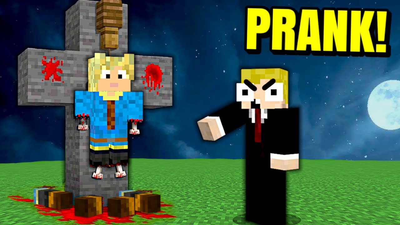 Jeg Pranker Mikkel Som DØDEN I Minecraft!!