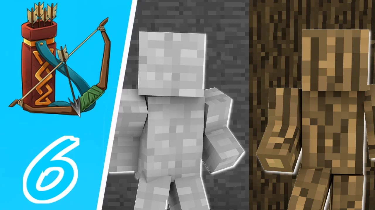 Dansk Minecraft - I AM STONE CHALLENGE!