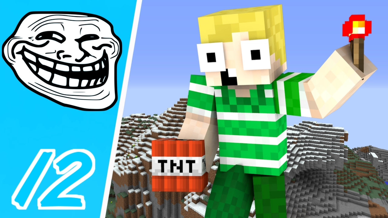 Dansk Minecraft - Trolling #12: TNT TROLL!!