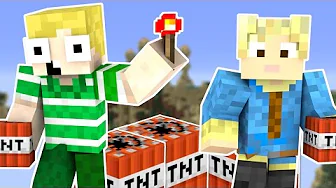 Dansk Minecraft - TNT TRAP CHALLENGE!!