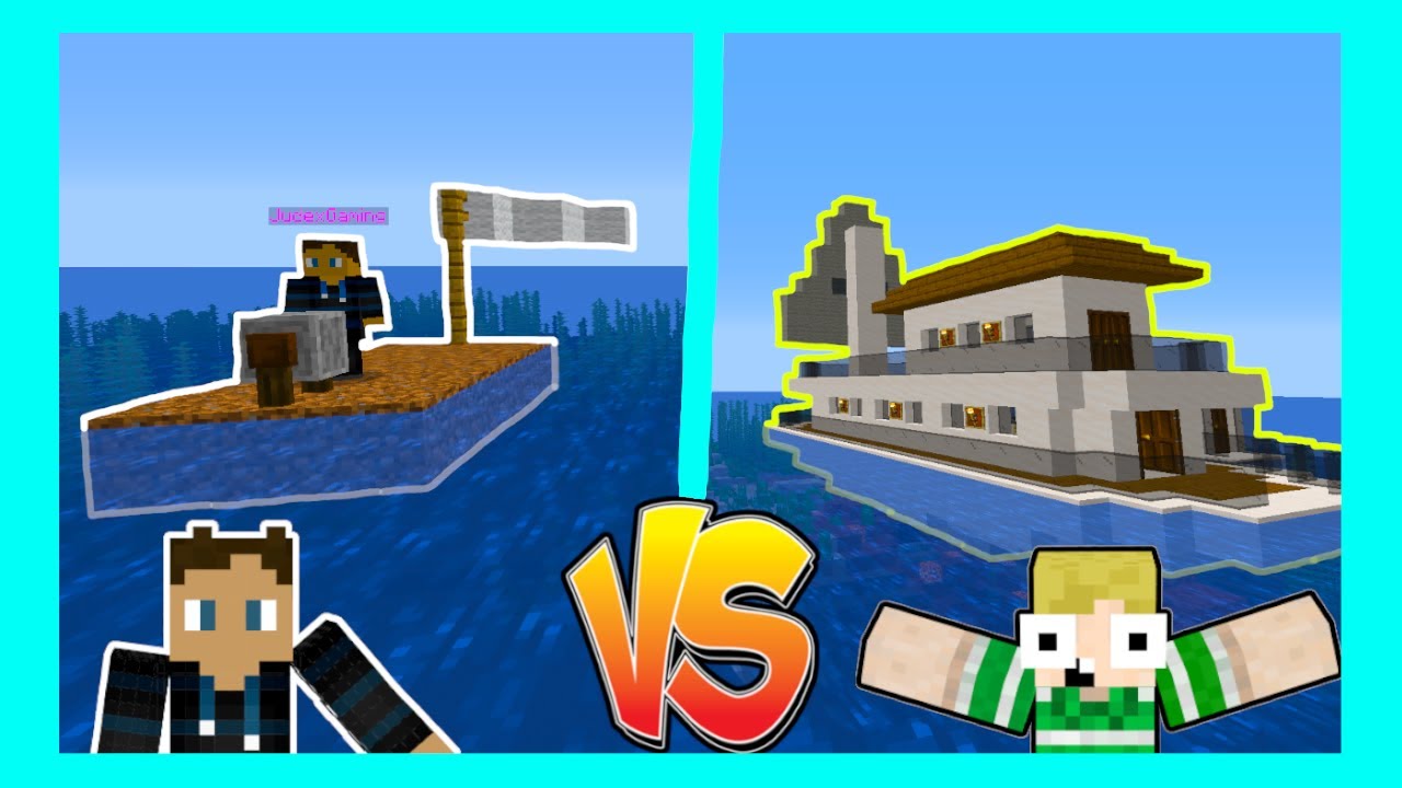 😲Hvem kan bygge det flotteste Skib i Minecraft?😲