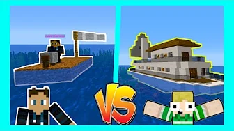 😲Hvem kan bygge det flotteste Skib i Minecraft?😲