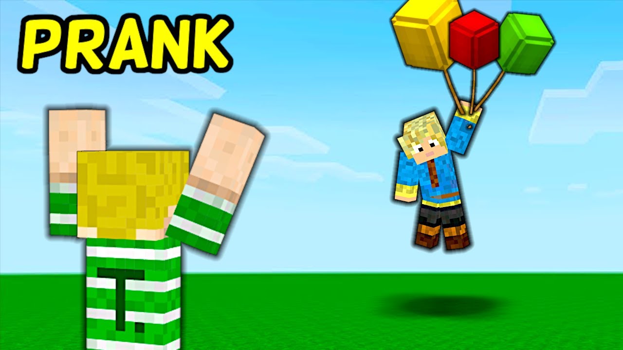 Helium Prank På Mikkel I Minecraft!