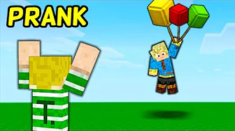 Helium Prank På Mikkel I Minecraft!