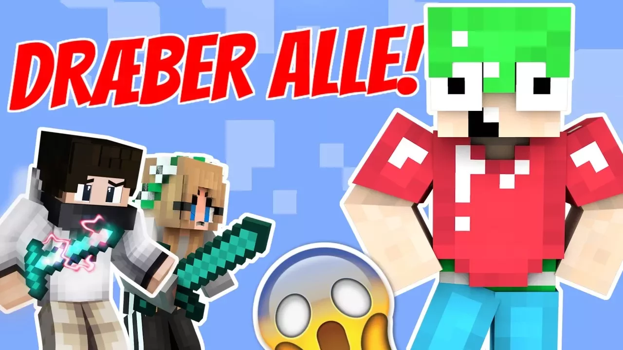 Dansk Minecraft - EMIL DRÆBER ALLE!! - Lucky