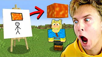 Det Jeg Maler Sker I Minecraft!!