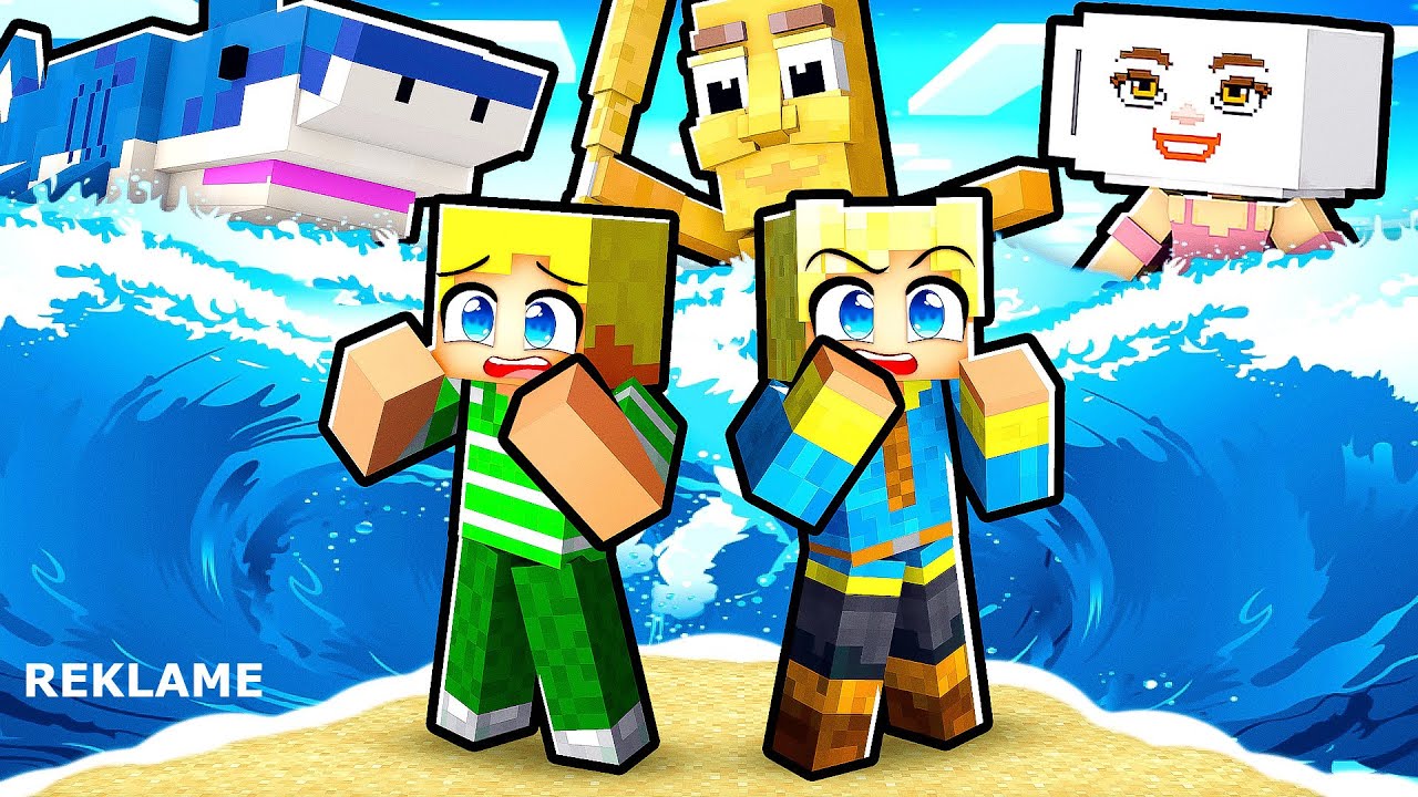 Vi Overlever En CRAZY TSUNAMI i Minecraft?!