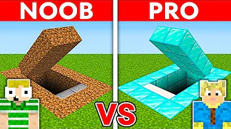 NOOB vs PRO :: HEMMELIG BASE!! - Dansk Minecraft