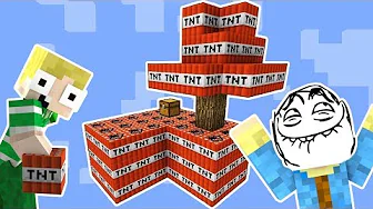 Dansk Minecraft - VILD TNT TROLL!!