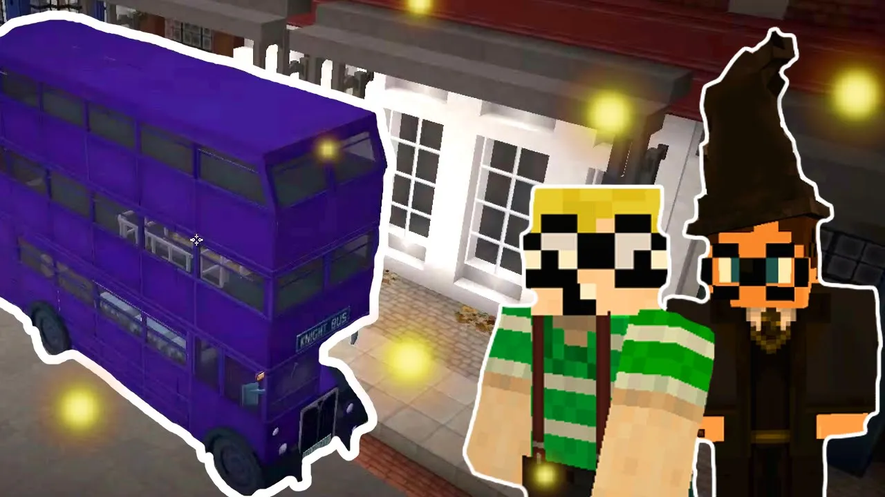 Hogwarts Eventyret #01 - BUSSEN TIL HOGWARTS!! (Dansk Minecraft)