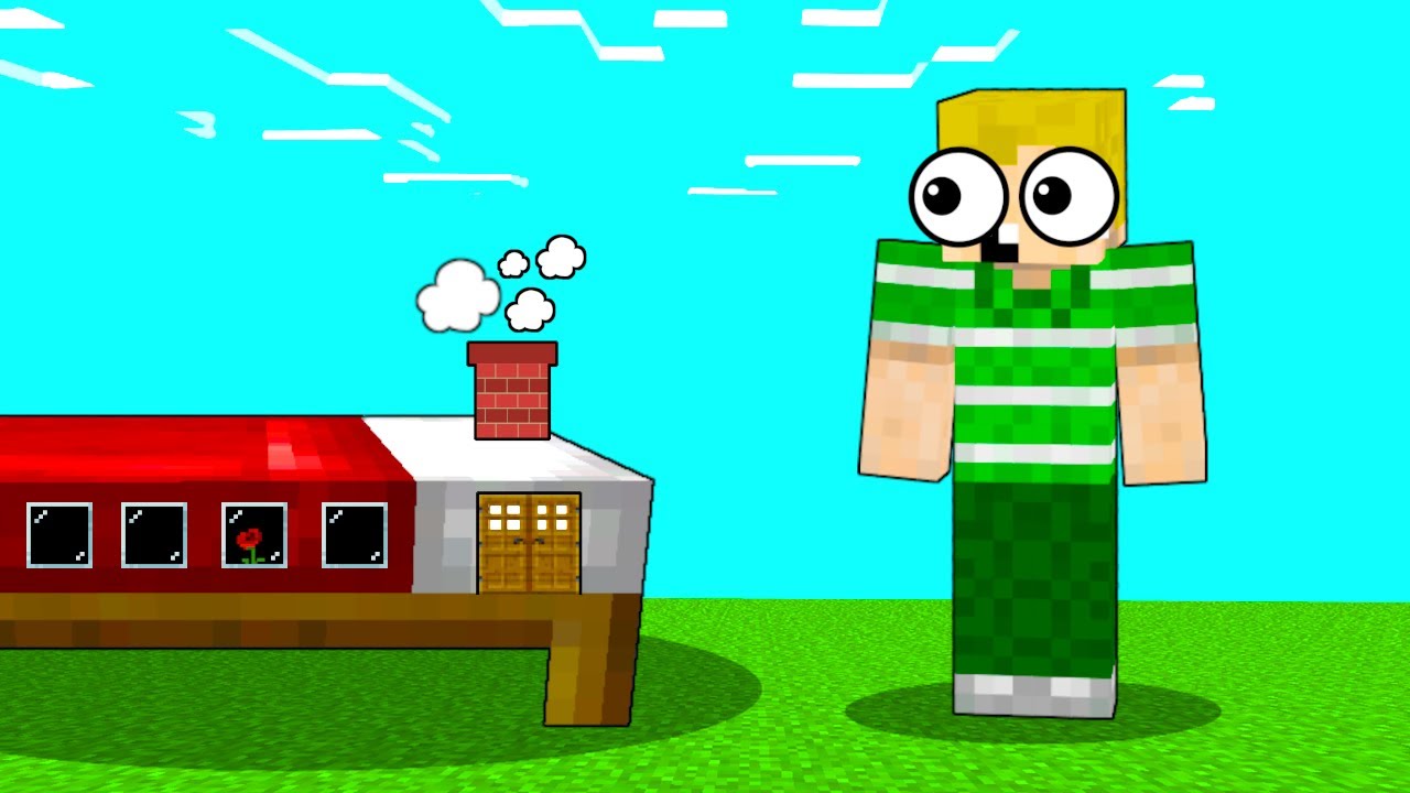 😲HEMMELIG BASE I EN SENG!!😲 - Dansk Minecraft